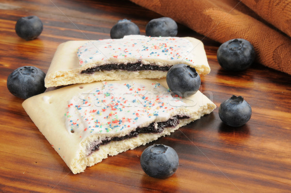 Stock photo: Blueberry toaster pastries