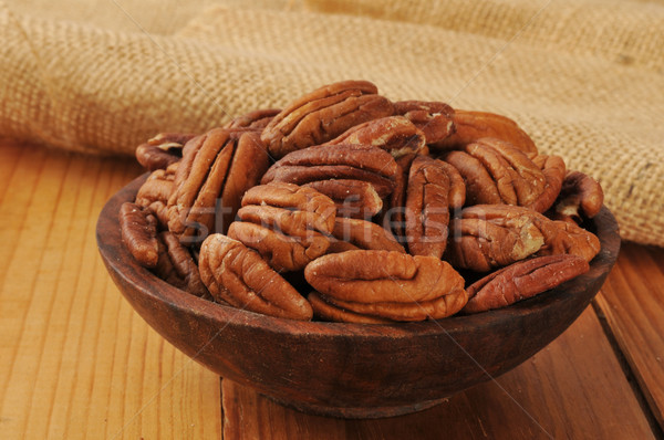 Bowl of fresh walnuts Stock photo © MSPhotographic