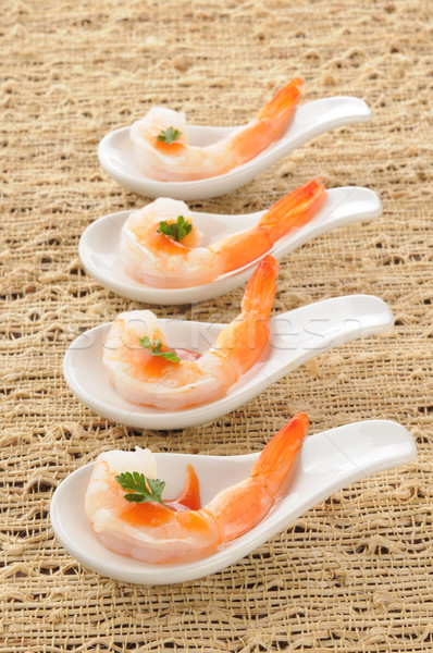 Shrimp appetizers Stock photo © MSPhotographic