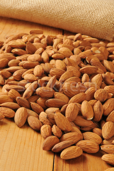 Organic almonds Stock photo © MSPhotographic