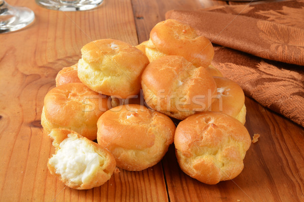 Cream puffs Stock photo © MSPhotographic