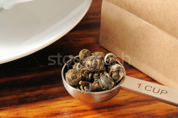緑茶 真珠 1 カップ 茶 ストックフォト © MSPhotographic