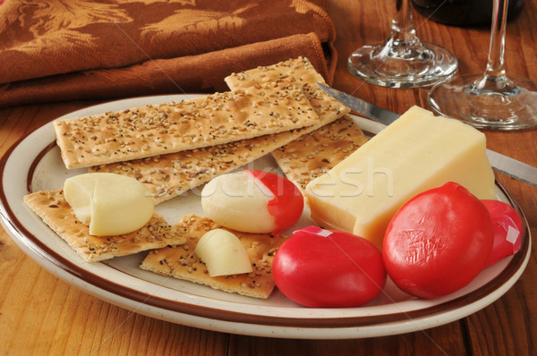 Asiago and assorted cheeses Stock photo © MSPhotographic