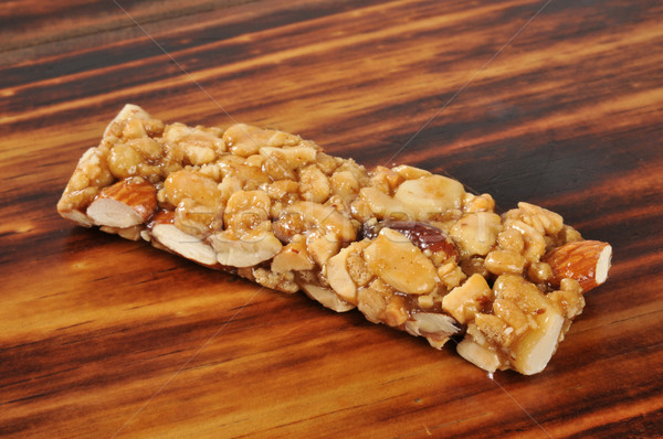 Foto stock: Proteína · bar · frutas · nueces · delicioso · saludable