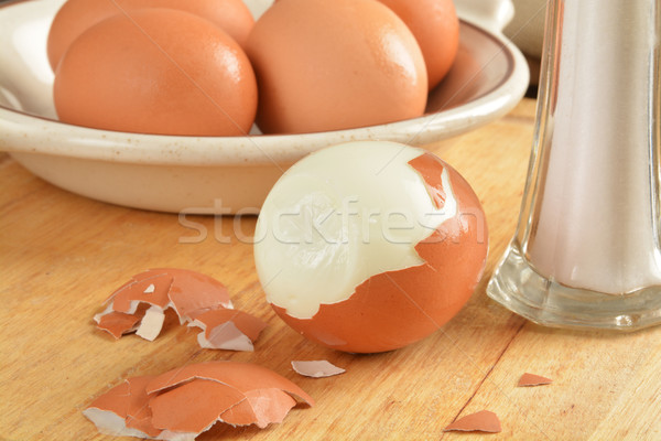 Hard boiled eggs Stock photo © MSPhotographic
