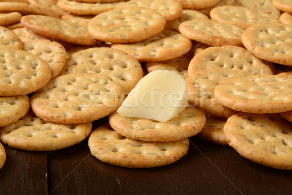 Cheese and crackers Stock photo © MSPhotographic