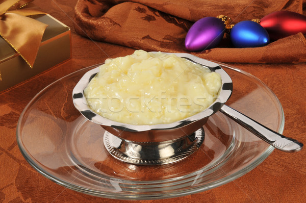 Tapioca pudding at Christmas Stock photo © MSPhotographic