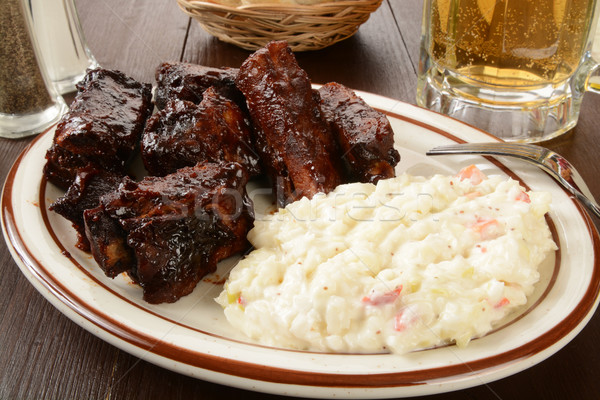 Barbecued ribs Stock photo © MSPhotographic