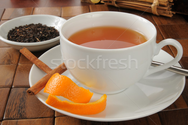 Orange spice black tea Stock photo © MSPhotographic