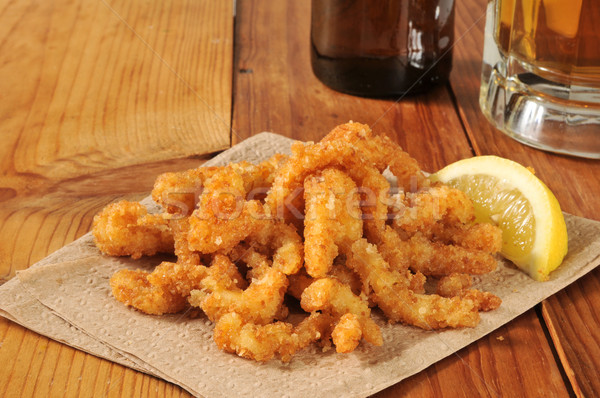 Breaded clam strips Stock photo © MSPhotographic