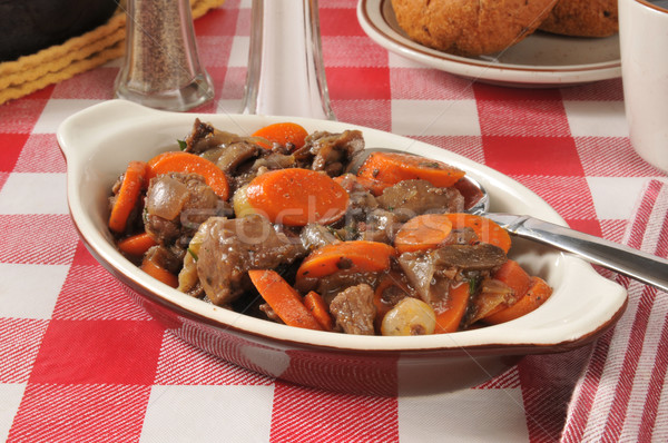 Delicious beef stew Stock photo © MSPhotographic