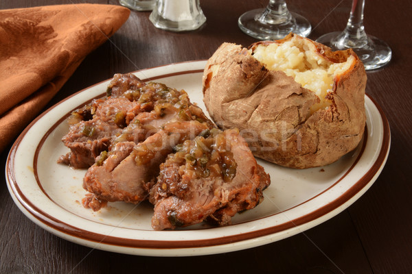 Pork  shoulder roast Stock photo © MSPhotographic