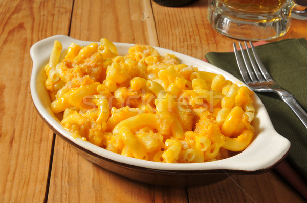 Mac fromages macaroni personnel plat pain [[stock_photo]] © MSPhotographic