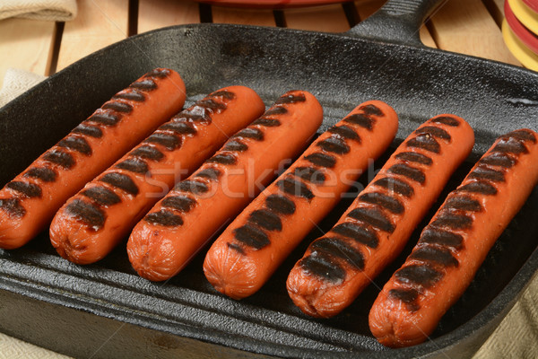 Grilled hot dogs  Stock photo © MSPhotographic