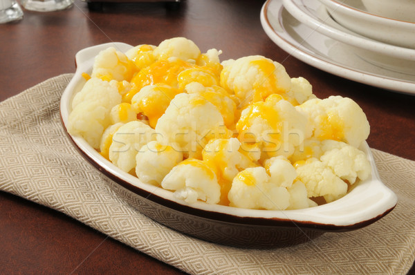 Cauliflower and cheese Stock photo © MSPhotographic