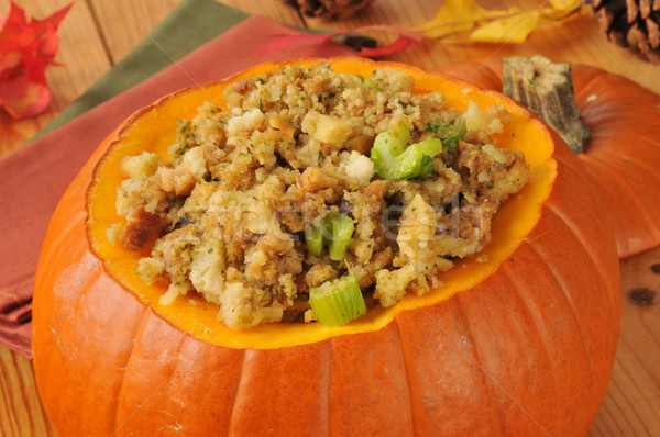 Stock photo: Cornbread stuffing