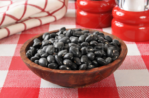 Black turtle beans Stock photo © MSPhotographic