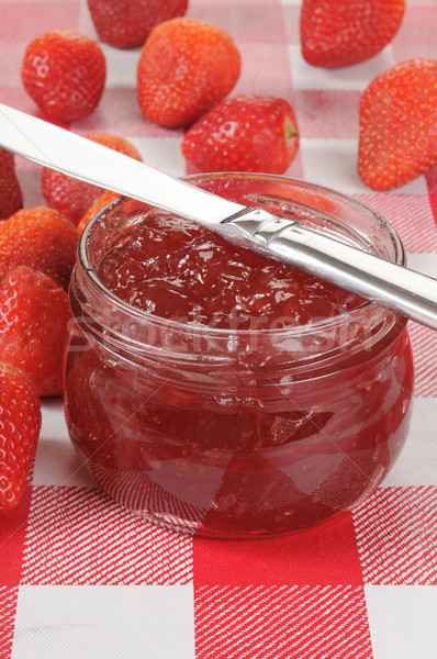 Strawberry jam Stock photo © MSPhotographic