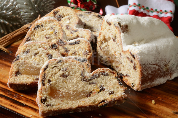 Marzipan stollen Stock photo © MSPhotographic