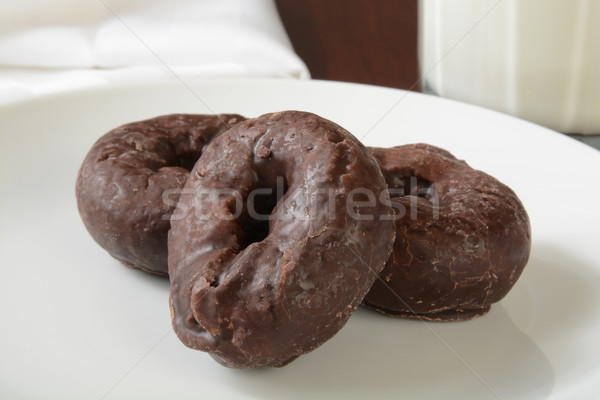 Chocolate donuts Stock photo © MSPhotographic