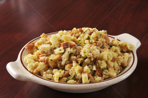 Cornbread stuffing Stock photo © MSPhotographic
