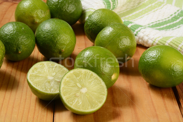 Fresh ripe limes Stock photo © MSPhotographic