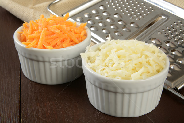 Grated cheeses Stock photo © MSPhotographic
