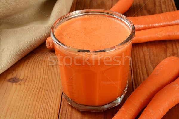 Fresh carrot juice Stock photo © MSPhotographic
