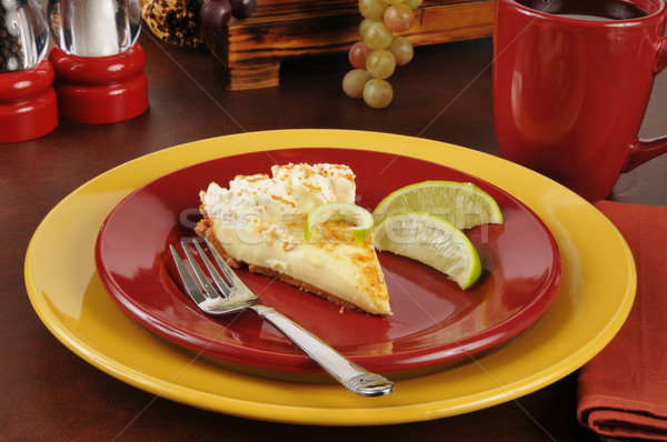 Key lime pie Stock photo © MSPhotographic
