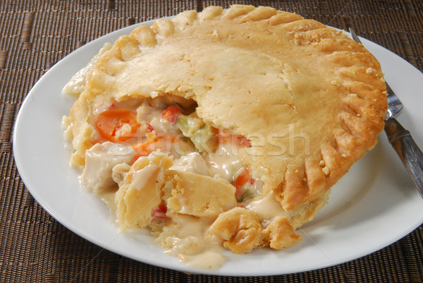 Turkey pot pie Stock photo © MSPhotographic