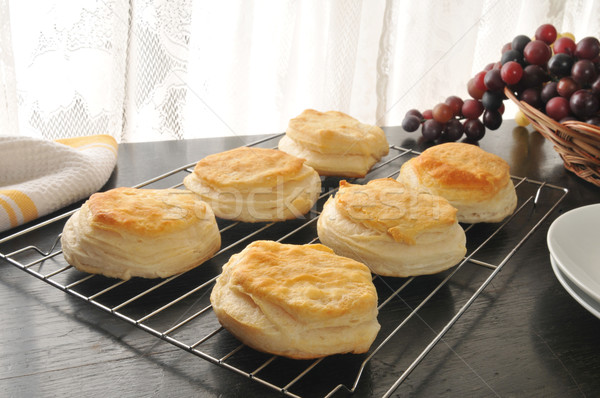 Biscuits cooling on a rack Stock photo © MSPhotographic