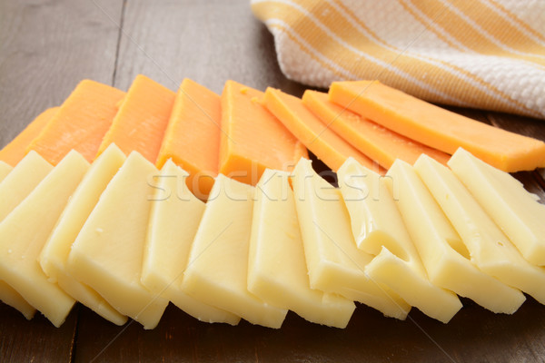 Sliced cheese Stock photo © MSPhotographic
