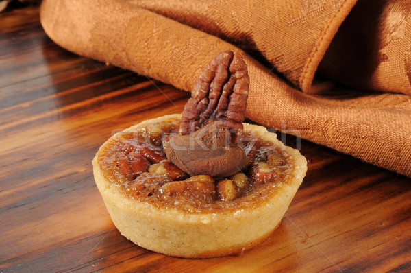 Pecan pie dessert tart Stock photo © MSPhotographic