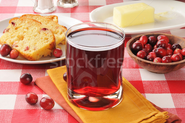 Canneberges jus verre fraîches [[stock_photo]] © MSPhotographic