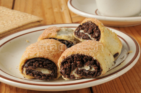 chocolate filled pastries Stock photo © MSPhotographic