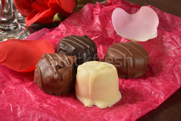 Valentine's Day Chocolates Stock photo © MSPhotographic