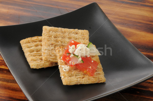 Snack crackers Stock photo © MSPhotographic