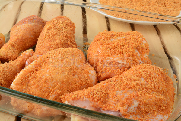 Breaded chicken Stock photo © MSPhotographic