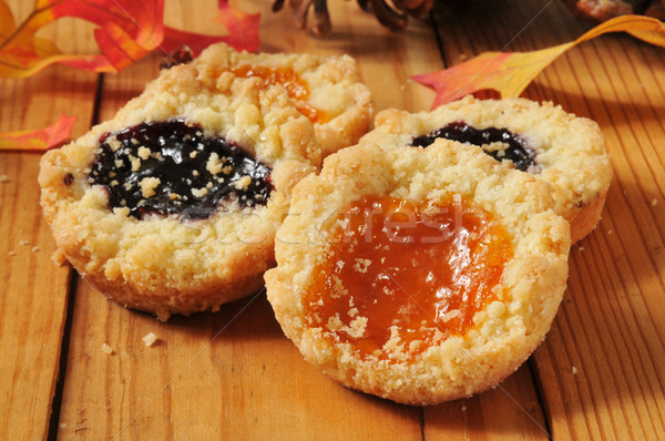 Jam filled shortbread cookies Stock photo © MSPhotographic