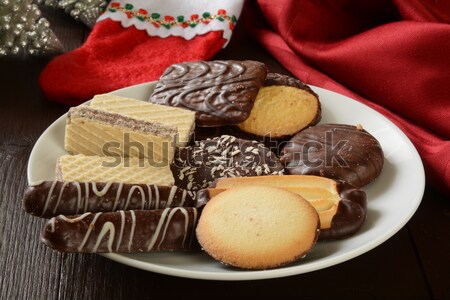 Stock photo: Holiday fudge candy