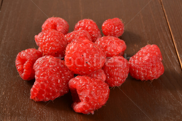 Fresh raspberries Stock photo © MSPhotographic