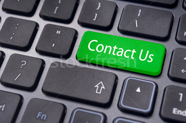 contact us message on enter key, for online conctact. Stock photo © mtkang