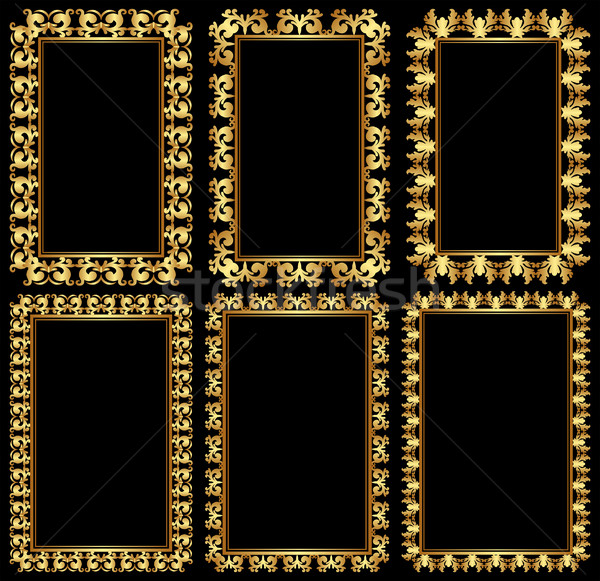 golden frames Stock photo © mtmmarek