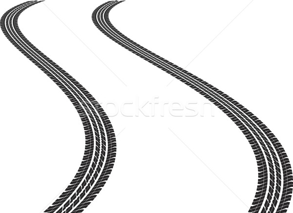 tire tracks Stock photo © mtmmarek