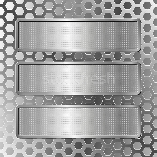 three plaques Stock photo © mtmmarek