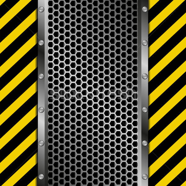 Industriellen gelb schwarz Band Technologie Hintergrund Stock foto © mtmmarek