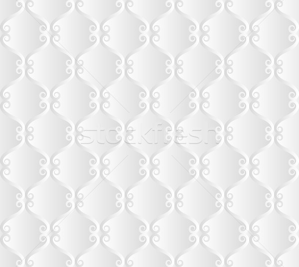 белый шаблон бесшовный декоративный текстуры дизайна Сток-фото © mtmmarek