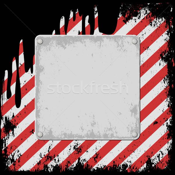 Danger grunge signe rouge plaque [[stock_photo]] © mtmmarek