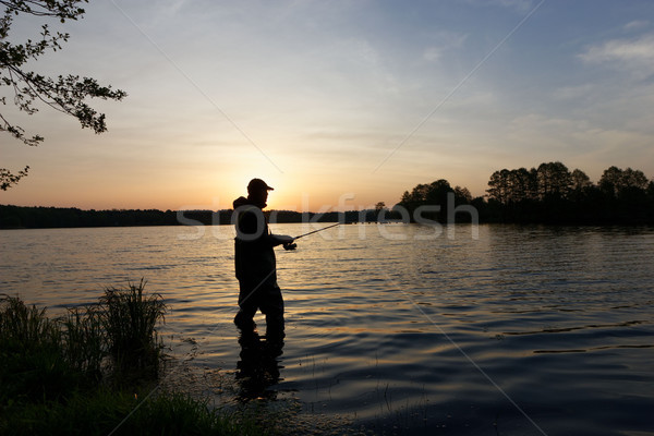 Fisherman Stock photo © mtmmarek