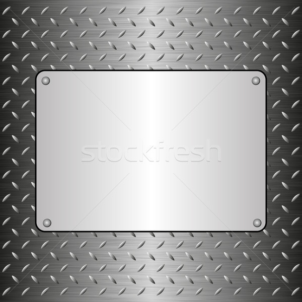 metallic plaque Stock photo © mtmmarek